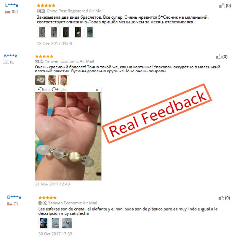 SEDmart Ethnic Matte Crystal Elephant Charm Bracelet For Women Antique Silver Buddha Head Animal Bead Cultural Bracelet Jewelry