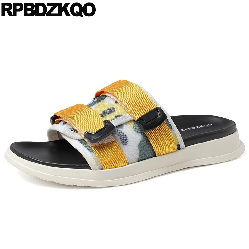 

water italian slides famous brand designer shoes men high quality flat slip on 2019 waterproof soft outdoor slippers sandals