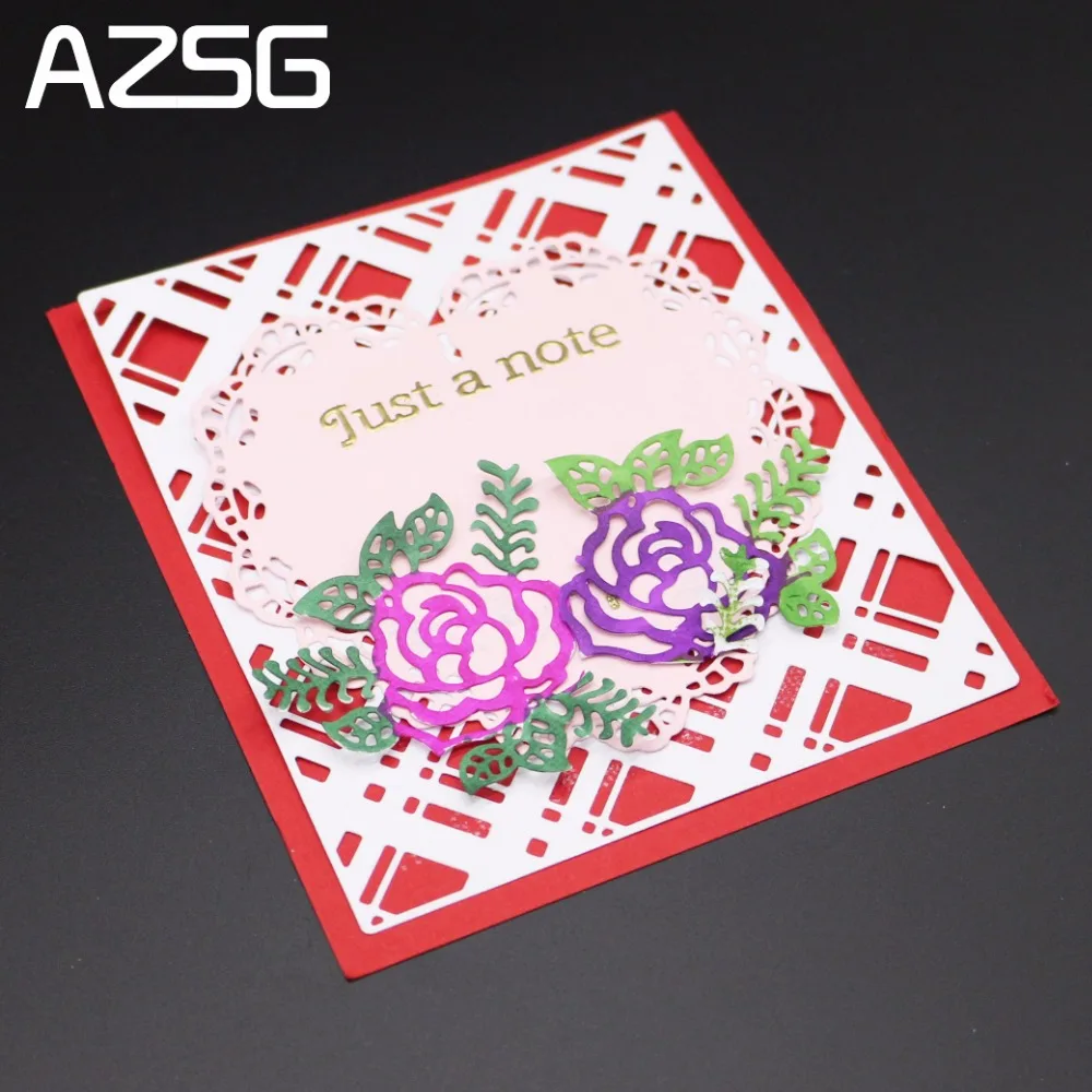 

AZSG Macrame Metal Cutting Dies Stencil for DIY Scrapbooking Photo Album Embossing Paper Cards Making Decorative Craft