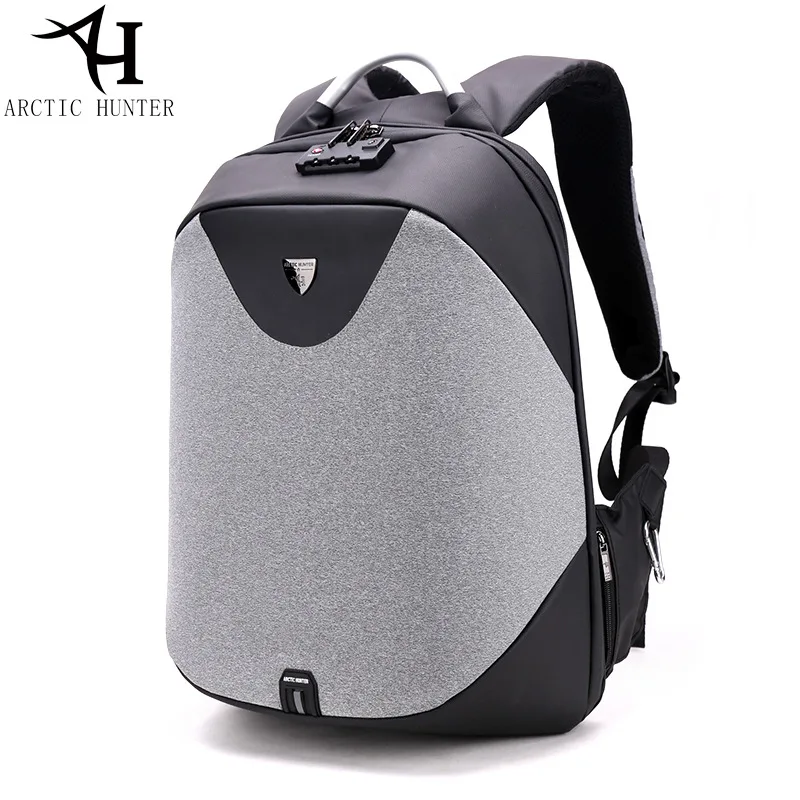 

ARCTIC HUNTER New Anti-theft 15.6 Laptop Men Bag School Password Lock Backpack Waterproof Casual Business Travel Male Backpacks