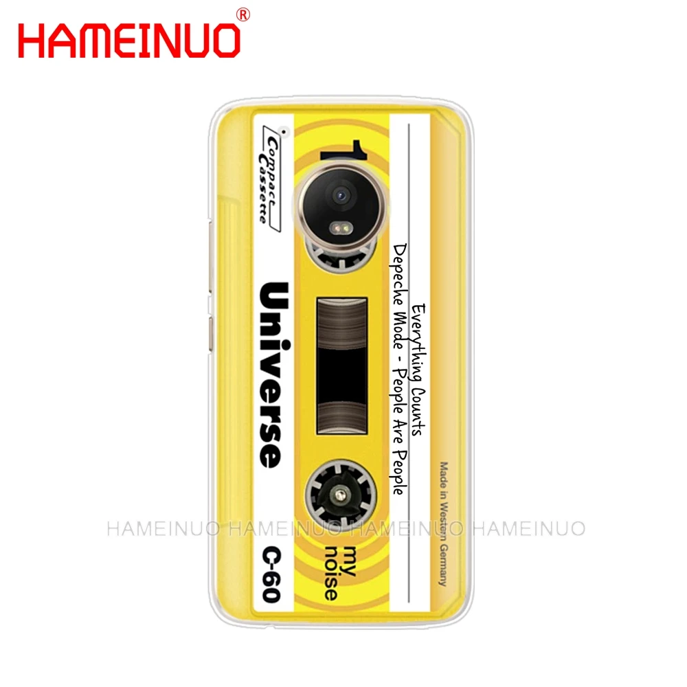 HAMEINUO Ретро Классический кассета уникальный дизайн чехол для телефона Motorola Moto X4 C G6 G5 G5S G4 Z2 Z3 PLAY PLUS - Цвет: 62203