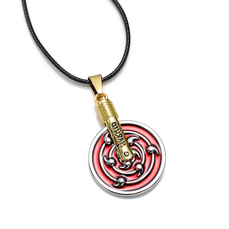 Новый Наруто фигурку ожерелье логотип Sharingan игрушки японского аниме SASUKE Uzumaki Akatsuki