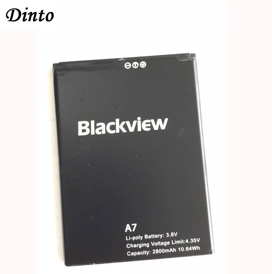 Dinto 1 шт Высокое качество 2800 мАч Blackview A7 Мобильный телефон батарея для Blackview A7 Pro сменные батареи