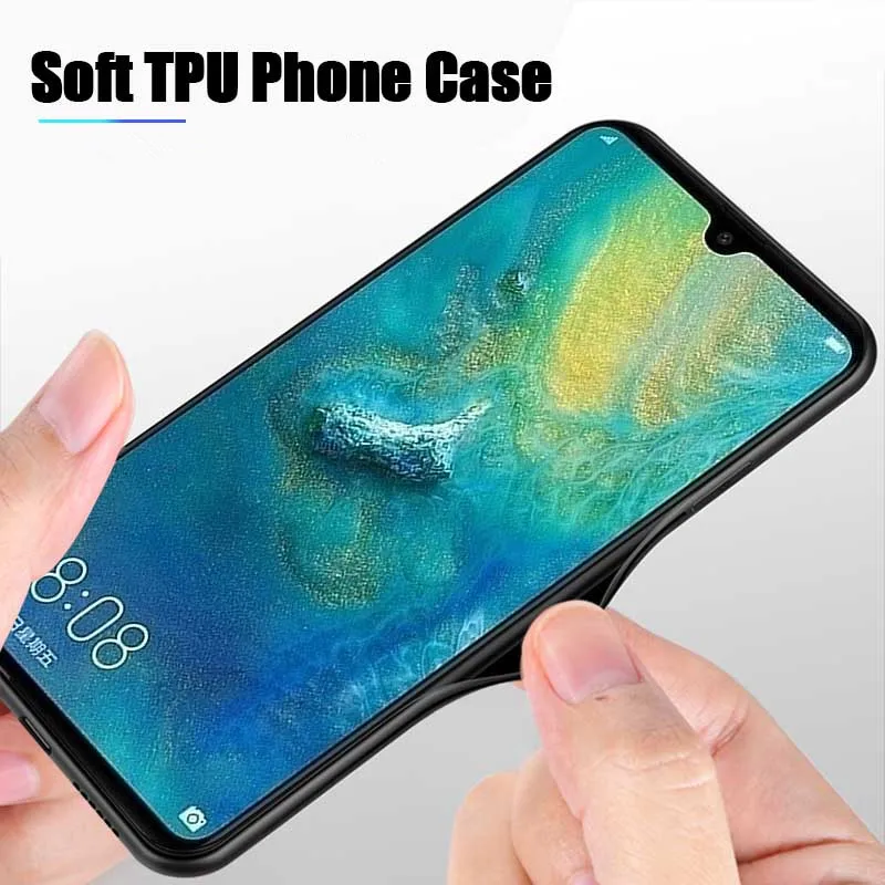 Чехол для Huawei P10 Plus P20 Mate 20 X Pro lite с оленем мягкий тпу тканевый текстурный чехол Honor