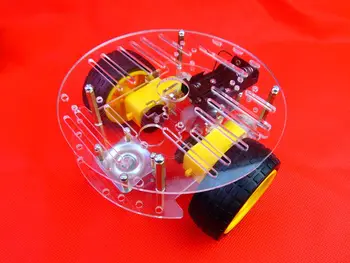 

Smart car chassis tracing robot car obstacle avoidance car with strong encoder magneto rt-4 0.17-X