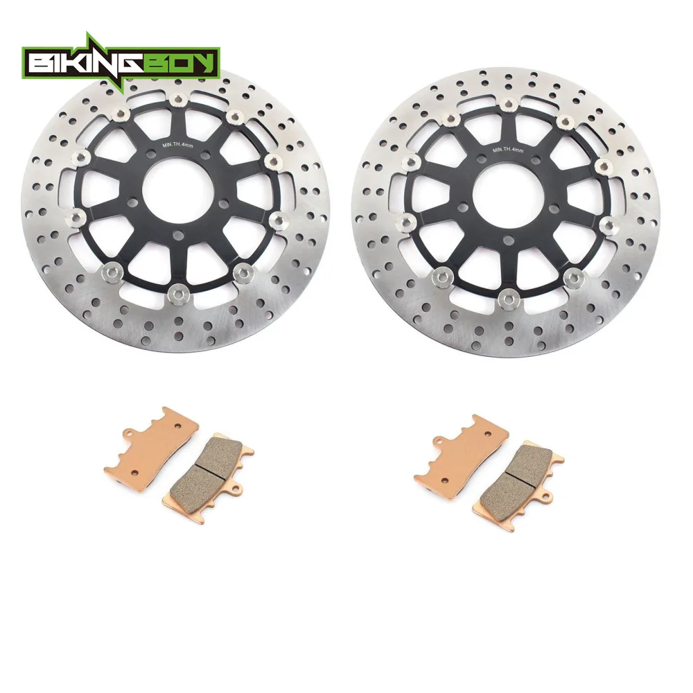 BIKINGBOY передние тормозные диски роторы колодки GSXR 750 96 99 GSX R 1000 01 02 TL1000R 98 03 GSX1300R Hayabusa