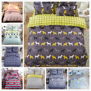 

Adult Kids 3/4 pcs Bedding Set Soft Comfortable Bed Linen Single Full Queen King Size Quilt Duvet Cover 150x200 180x200 200x230