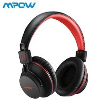 Mpow H1 Hi-Fi стерео Беспроводной Bluetooth наушники с микрофоном мягкие амбушюры Шум Отмена гарнитура наушники для iPhone андроид ТВ