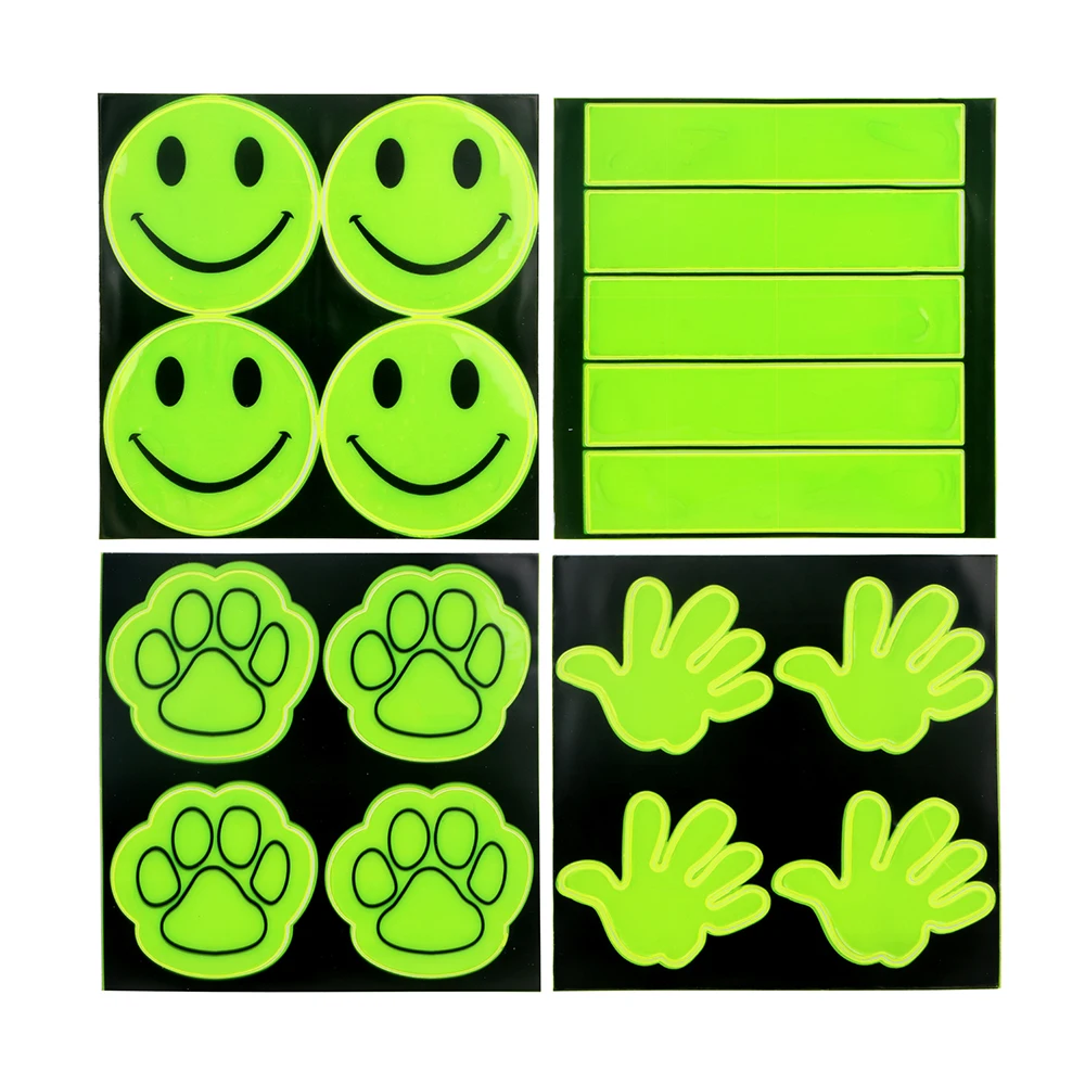 

Patch Fluorescent Colors Safety Warning Light Protective Sticker Bicycle Reflective Stickers Bike Night Cycling Reflector Tape