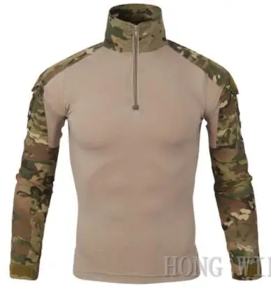 Армейская Тактическая Военная униформа для страйкбола, камуфляжная, проверенная в бою рубашка с длинным рукавом для быстрого штурма - Цвет: CP