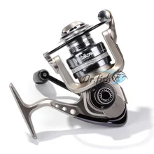 Yoshikawa рабочая лошадка рыболовная спиннинговая катушка соленой воды Пресноводная твердая Встроенная анодированная алюминиевая катушка супер гладкое сопротивление