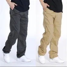 Мужские повседневные брюки размера плюс, мужские военные комбинезоны, длинные брюки из хлопка, мужские армейские тактические брюки с несколькими карманами, брюки-карго для бега