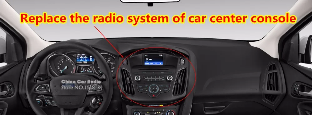 Best 9 inch 1024*600 4GB RAM Octa Core Android 8.0 Car DVD Multimedia For Ford Focus 3 2012-2015 Car Radio Bluetooth GPS Navigation 1