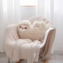 Моделирование Ленивец плюшевые подушки Детская кукла мягкая подушка диван подушка для пары девушка дети подарок на день рождения Домашний Декор Игрушки