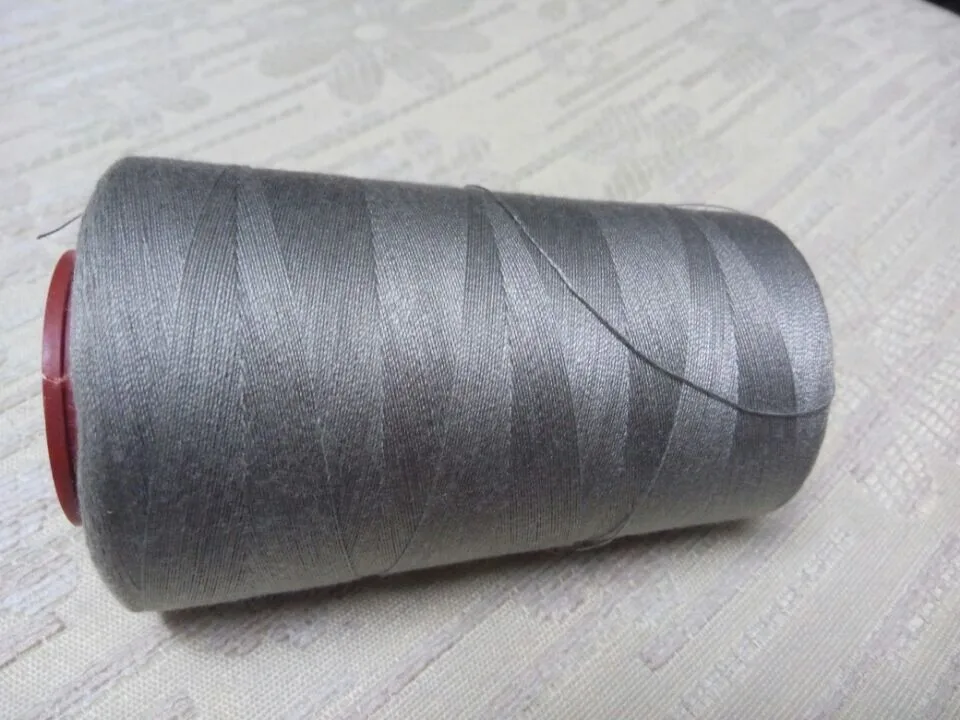 

1 piece spool solyester sewing thread, number is 203 use in thick fabric, long 4000 yards