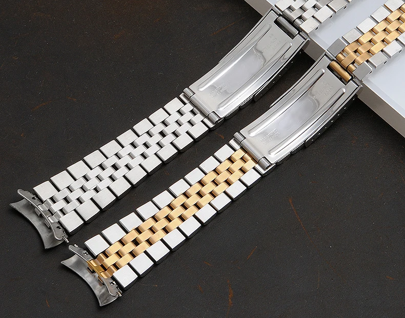 13 17 20 мм ремешок для часов для ролевых часов серии Oyster Perpetual серии Datejust из нержавеющей стали ремешок для часов металлические часы с браслетом