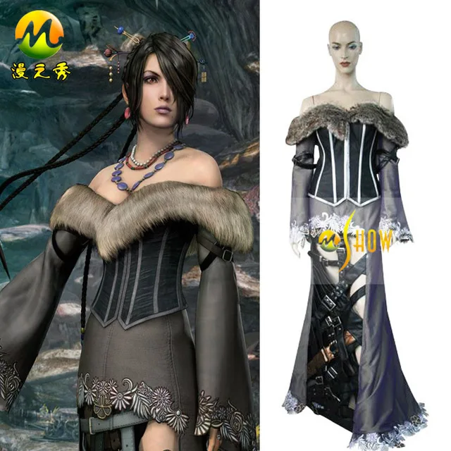 Anime Final Fantasy X 10 Lulu Cosplay Costumes For Sale Halloween Party