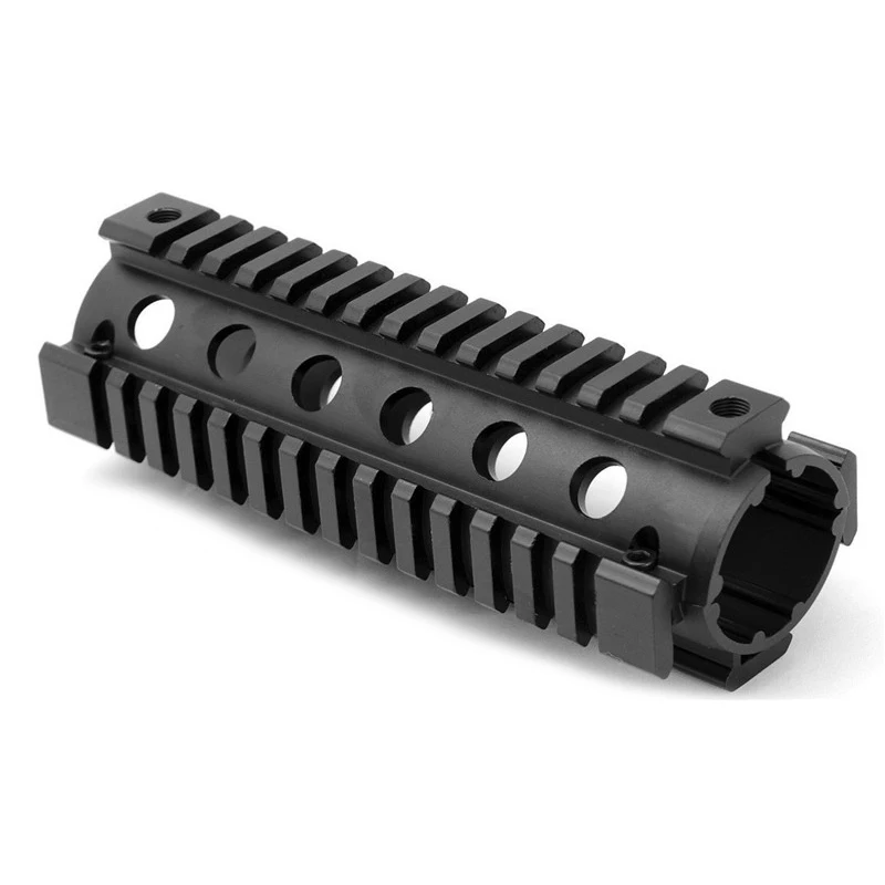 

Tactical 223/5.56 Free Float Quad Rail Handguard 2 Piece Drop-In Scope Mount for Airsoft AR-15 Carbine Rifles Hunting Caza