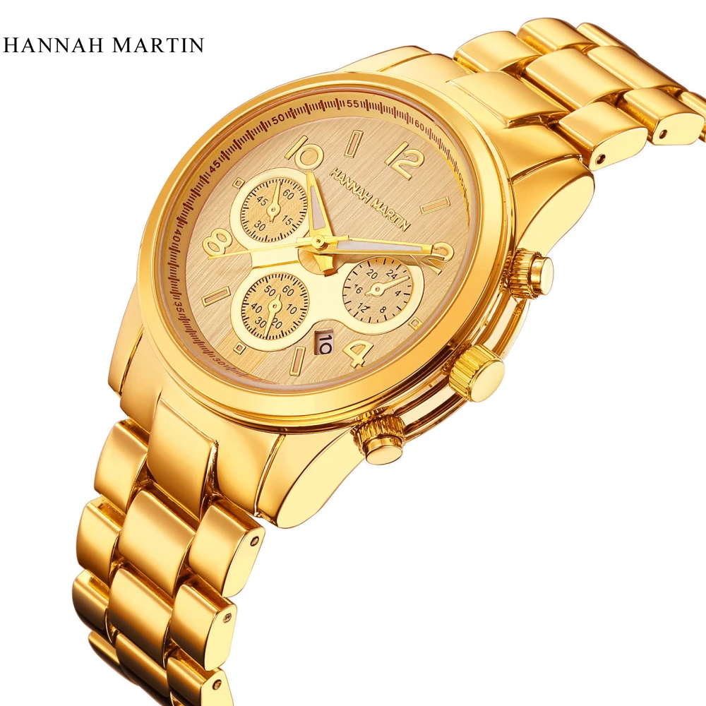 

4 Color Unisex Gold Luxury Brand Quartz Wrist Watches Business Fashion Casual Analog Sports Men Women Analog Dress Wristwatch