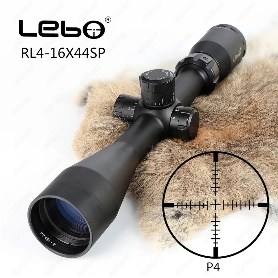 LEBO 4 16x44 Охотничья винтовка область P4 стекло травленная сетка сторона Parallax
