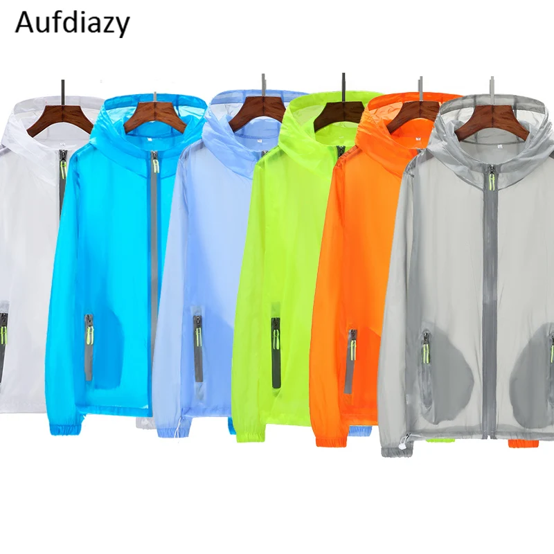

Aufdiazy 7XL Men Women UV Sun-Protective Cycling Skin Jacket Reflective Outdoor Night Running Skin Coats Hiking Sportswear IM046
