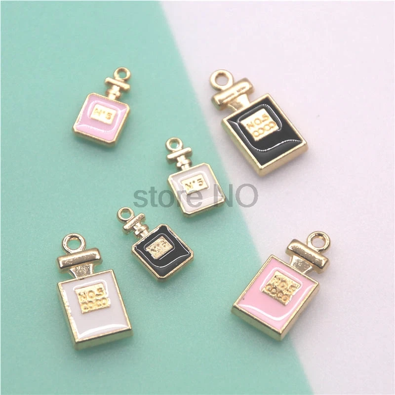 Buy 10pcs/lot Perfume bootle Charm Oil Drop Zinc Alloy