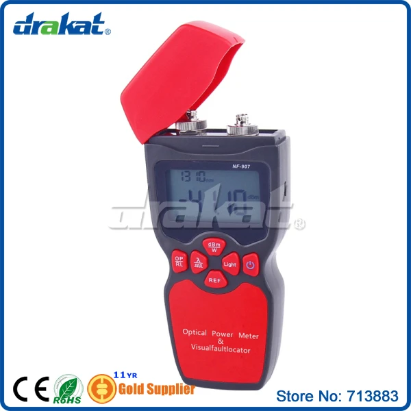 

New Fiber Optical Multimeter Power Meter Visual Fault Locator NF-907