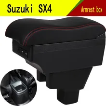 Подставка для рук для Suzuki Sx4 2006- центральный ящик для хранения консоли Подлокотник вращающийся 2008 2009 2010 2011 2012