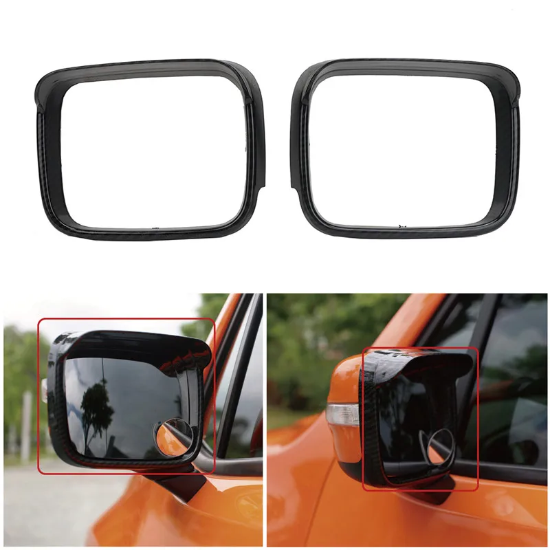 Fog Light Day Running Light Frame Bezel Grille Trim Rearview Mirror Cover Rain Eyebrow Sticker For Jeep Renegade 2015 2016 2017 (62)