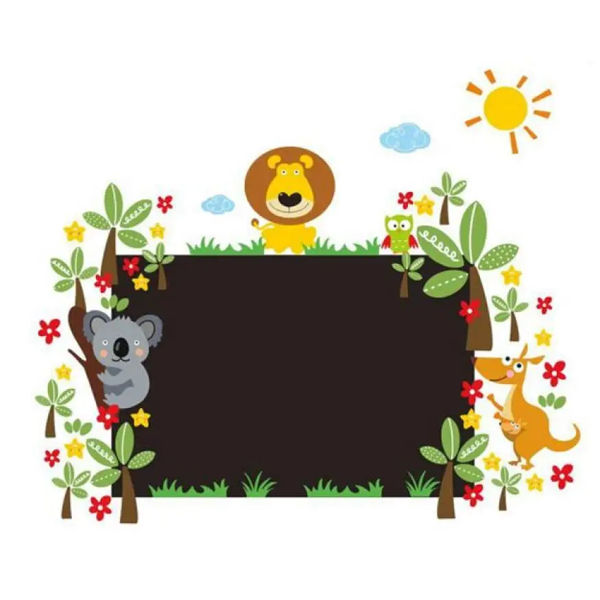 

Blackboard Removable Kindergarten wall sticker for living room Children Room Vinyl Wall Stickers Decor Adesivos de parede 805