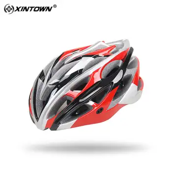 

XINTOWN Safety Bicycle Helmets Light Men Women 57-62cm Helmet Polishing MTB Road Bike Integrally Molded Cycling Helmets