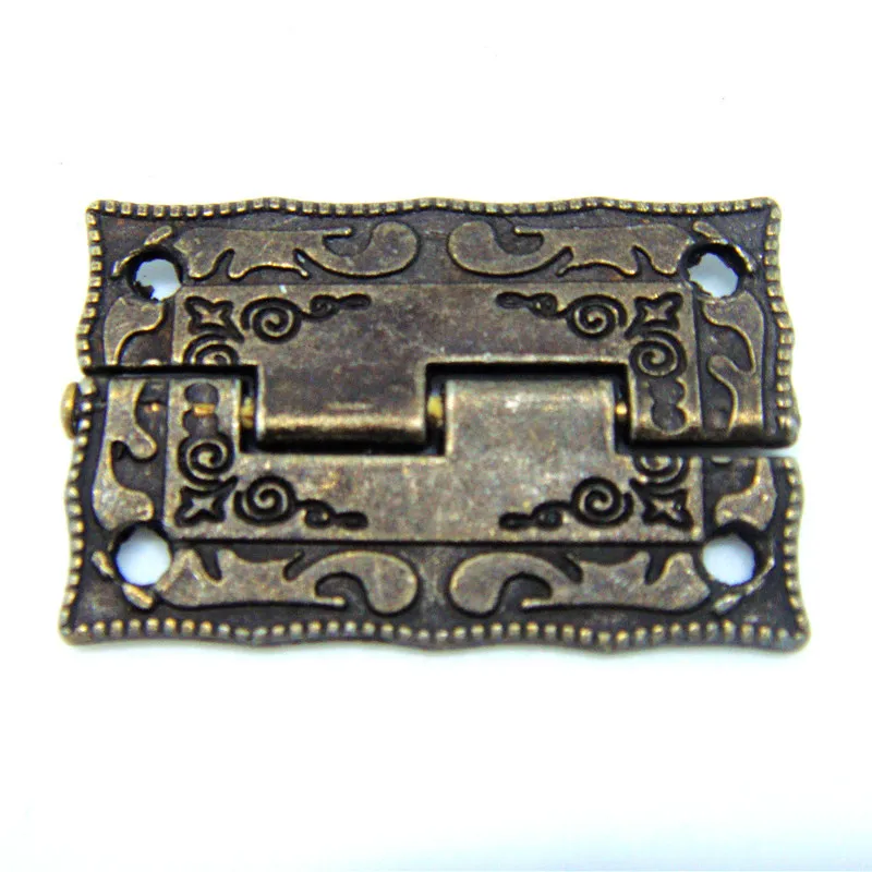 50pcs 36 * 23MMalloy hinge antique wooden stamp hinge Box Hinge small