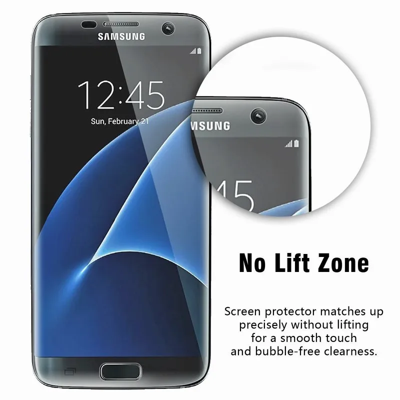 10PCS NYFundas Full 3D Coverage PET Film Curved Screen Protector for Samsung Galaxy S7 Edge S6 S8 Plus S8plus Screenprotector (2)