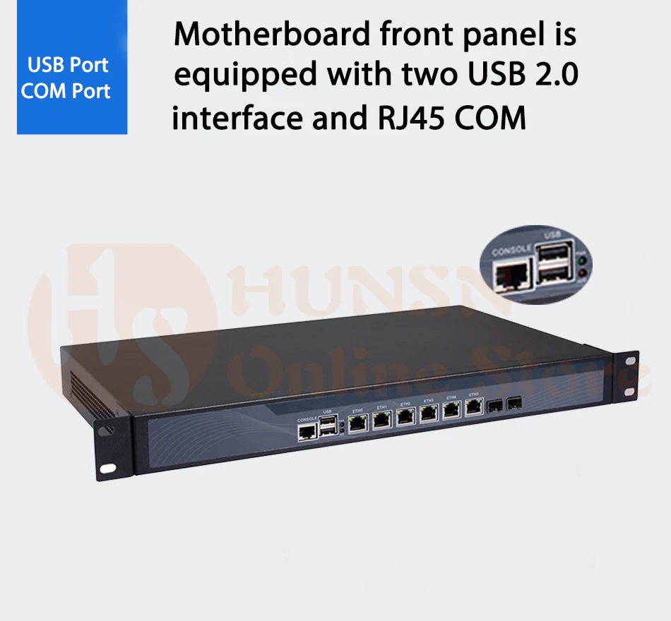 Firewall Mikrotik Pfsense Router PC I3 4160 I5 4430 I7 4770 G3250 HUNSN RS16 (01)
