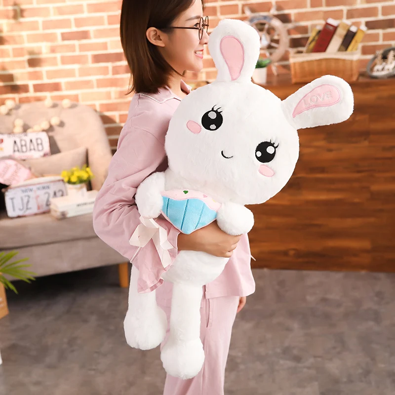 Новое поступление peluches мягкая игрушка милый кролик чучело Кролик плюшевая игрушка для детей