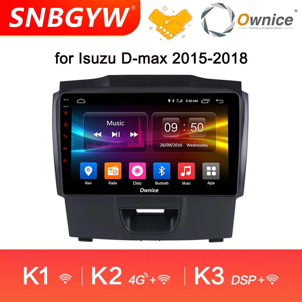 

Ownice K1 K2 K3 Autoradio Android 9.0 Car Radio 2 din GPS for Isuzu D-max 2015-2018 Multimidia Carro Navigation TPMS DH240