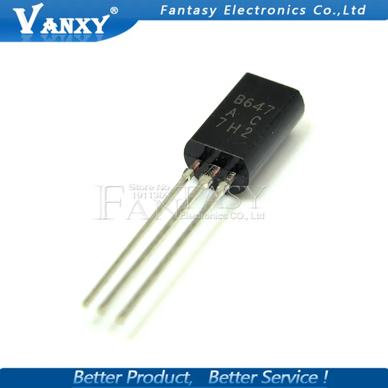 50PCS 2SB647AC 2SB647A TO92 2SB647 TO 92L B647 Triode new and original ...