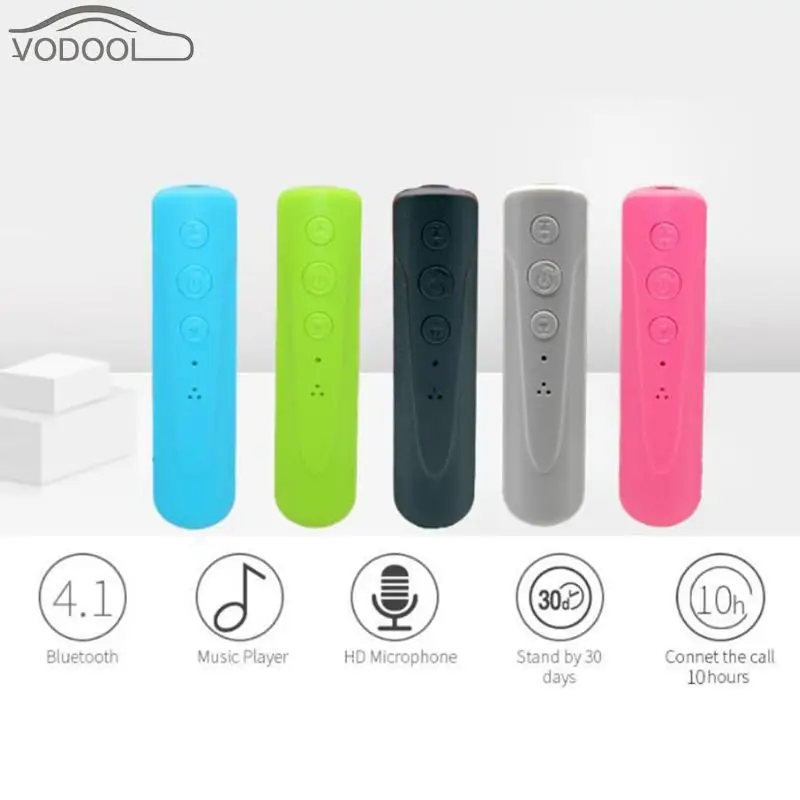 Мини стерео 3 5 мм AUX комплект беспроводной связи Bluetooth для автомобиля с зажимом