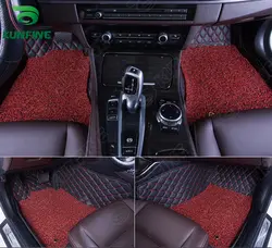 3D автомобиль коврик для Volkswagen B7 коврик для ног автомобильный коврик для ног с одним Слои Thermosol катушки Pad левой водитель автомобиля укладки