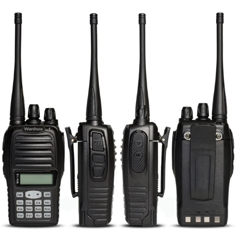 Новое Радио Walkie Talkie WH118 Ручной цифровой Беспроводной Walkie Talkie Портативный UHF/УКВ FM домофонных двухстороннее радио