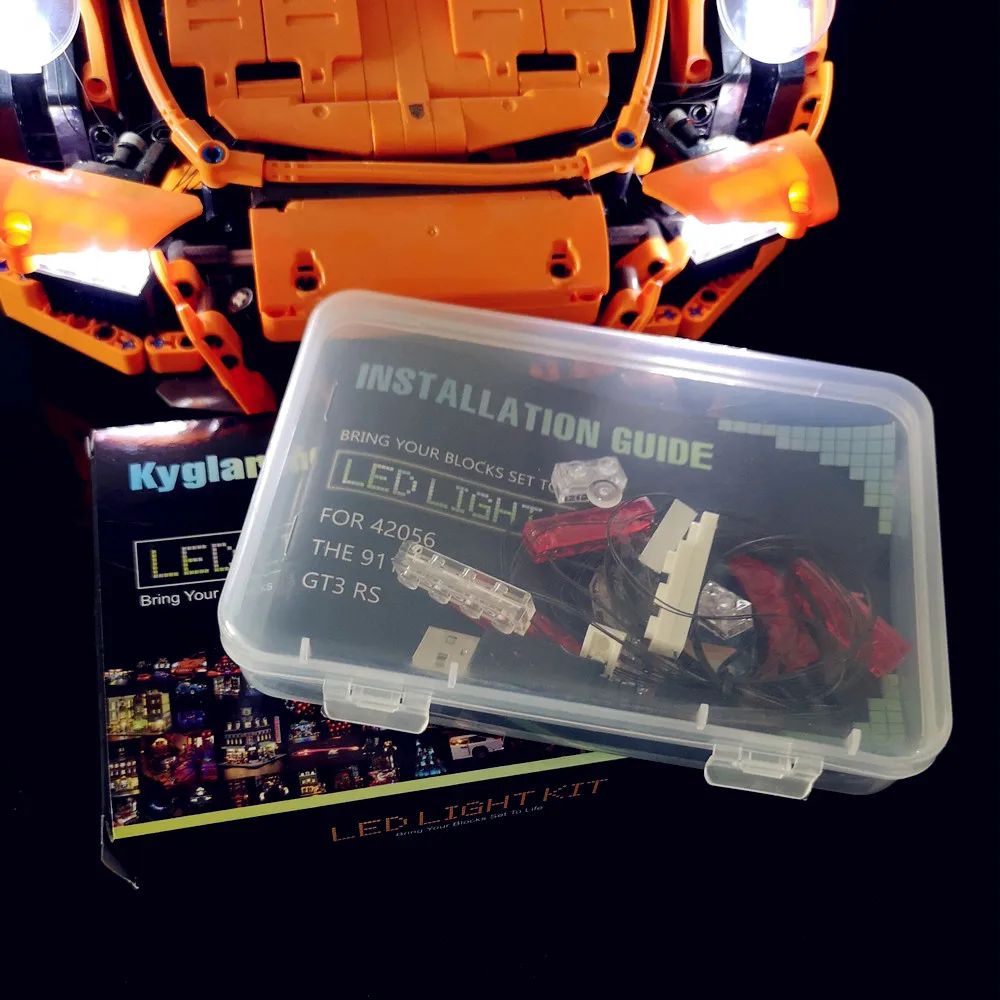 Billige Led Licht kit (nur licht enthalten) für 42056 und Kompatibel mit 20001 TECHNIK 911 (nicht includ auto bricks set