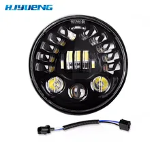 7Inch LED Black Round Adaptive Motorcycle Headlight with Projector Round Headlamp for Harley Lada Niva Motorcycles Accessoris 7Inch LED Black Round Adaptive Motorcycle Headlight with Projector Round Headlamp for Harley Lada Niva Motorcycles Accessoris