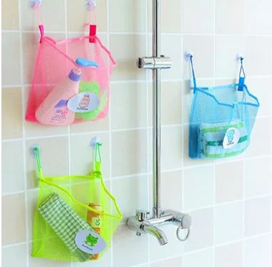 

3pcs Multi-functional Grid Receive Bag Kitchen Bathroom Hang Bag Kids Toy Organizer Bag Bedroom Wall Door Closet Use Practical