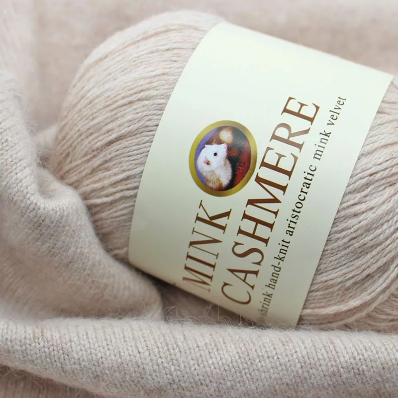 Buy 300g/lot Top quality 100 Hand Knitting Mink