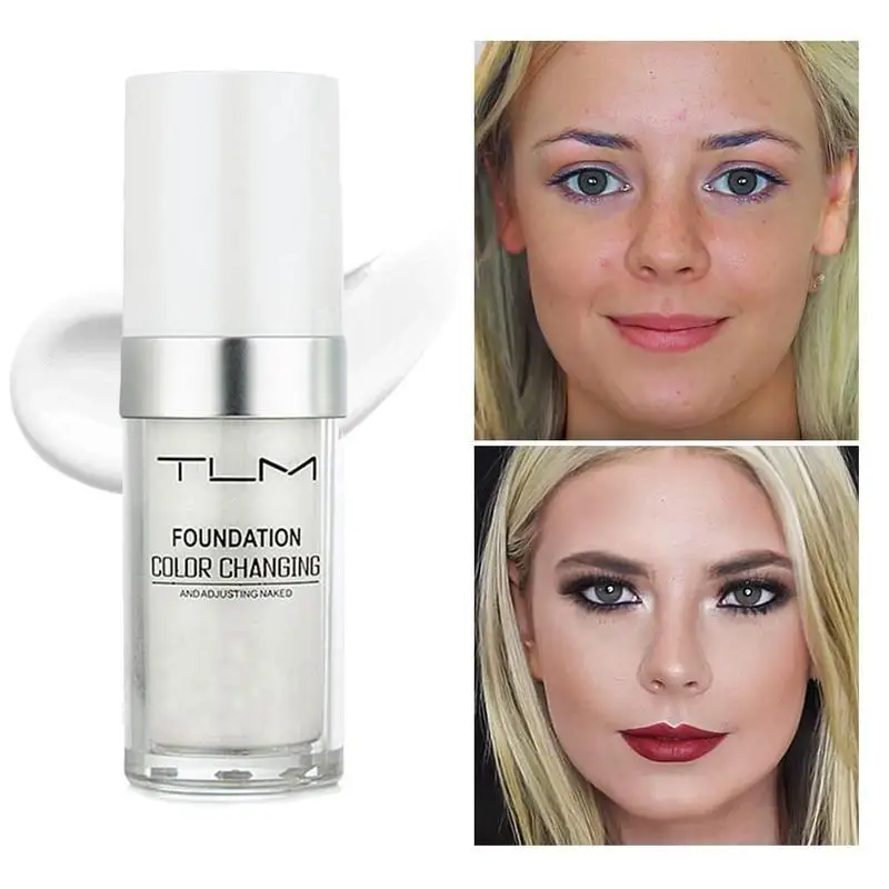

TLM Pro Color Changing Foundation Solution Liquid Base Makeup Repair Freckle Removing Fond De Teint Sombras Skin Care Foundation