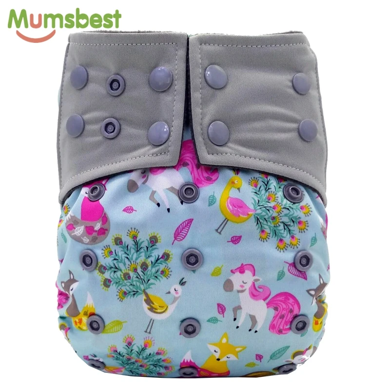 Mumsbest/6 шт./лот ткань пеленки бамбуковые прослойки в моющиеся цифровая печать