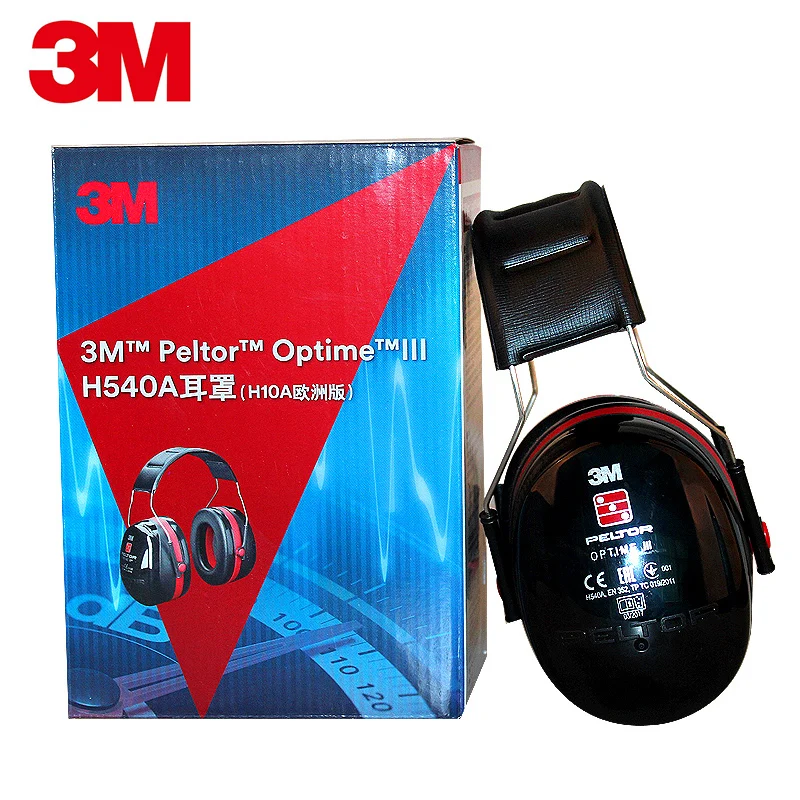 Шумозащищенные наушники 3M H540A евро стандарт поворотные 105 децибел защита для ушей