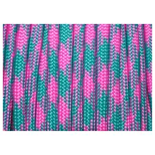 550 Паракорд 7 внутренних нитей Mil Spec type III бушкрафт веревка для выживания, 100 футов ярко-розовый и кислотно-голубой(#67