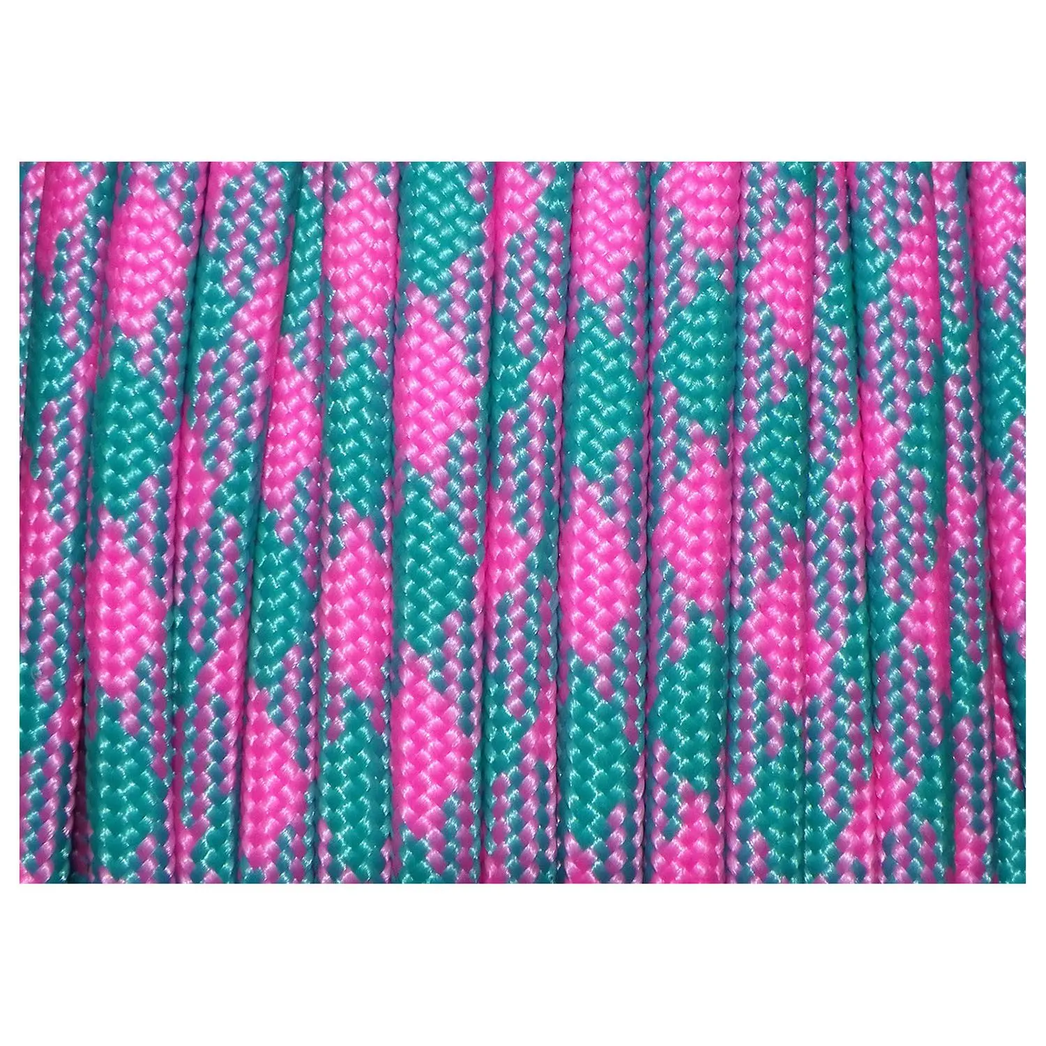 550 Paracord 7 الداخلية السواحل مل المواصفات النوع الثالث Bushcraft بقاء الحبل حبل ، 100 قدم مشرق الوردي و حمض الأزرق (#67) 550 Paracord 7 الداخلية السواحل مل المواصفات النوع الثالث Bushcraft بقاء الحبل حبل ، 100 قدم مشرق الوردي و حمض الأزرق (#67)