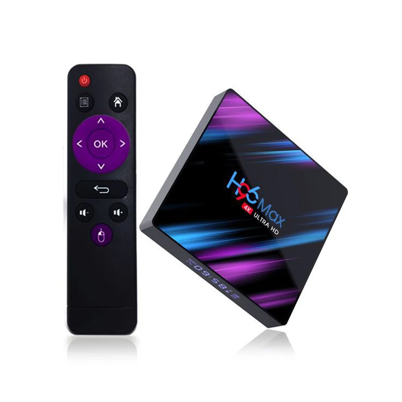 

Mini TV Box H96 MAX Smart TV Box Android 9.0 4GB Ram 32GB/64GB Rom Rockchip RK3318 4K USB3.0 H.265 Google Play IP TV Set Top Box